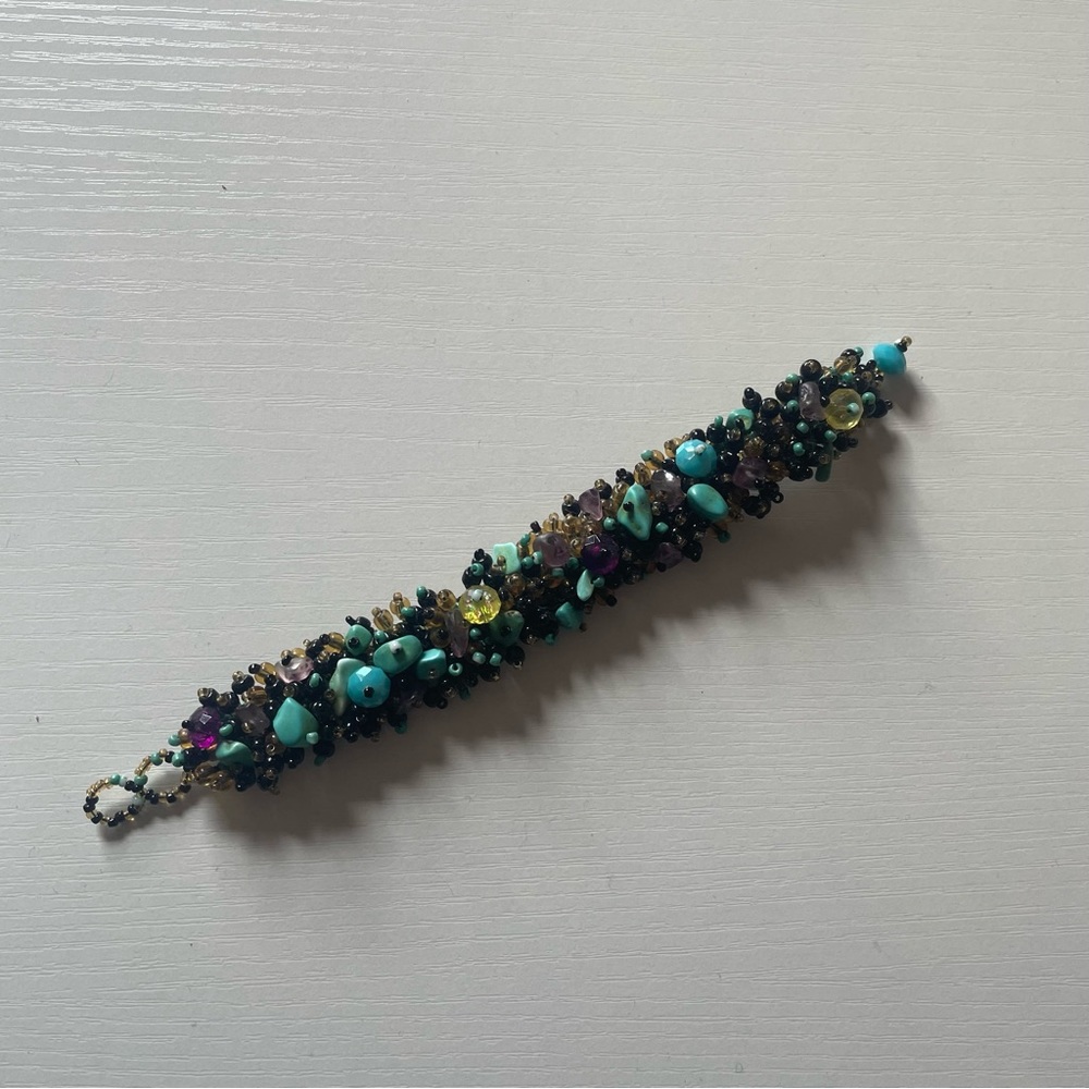 Multi Colored Beaded Bracelet